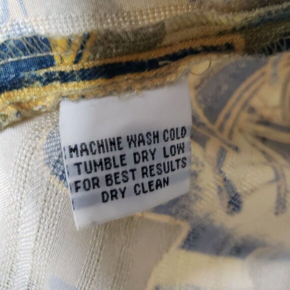 Tommy Bahama Relax Mens Silk Shirt Nautical Tiki Maritime Beach Gold Mens Large - Picture 7 of 11